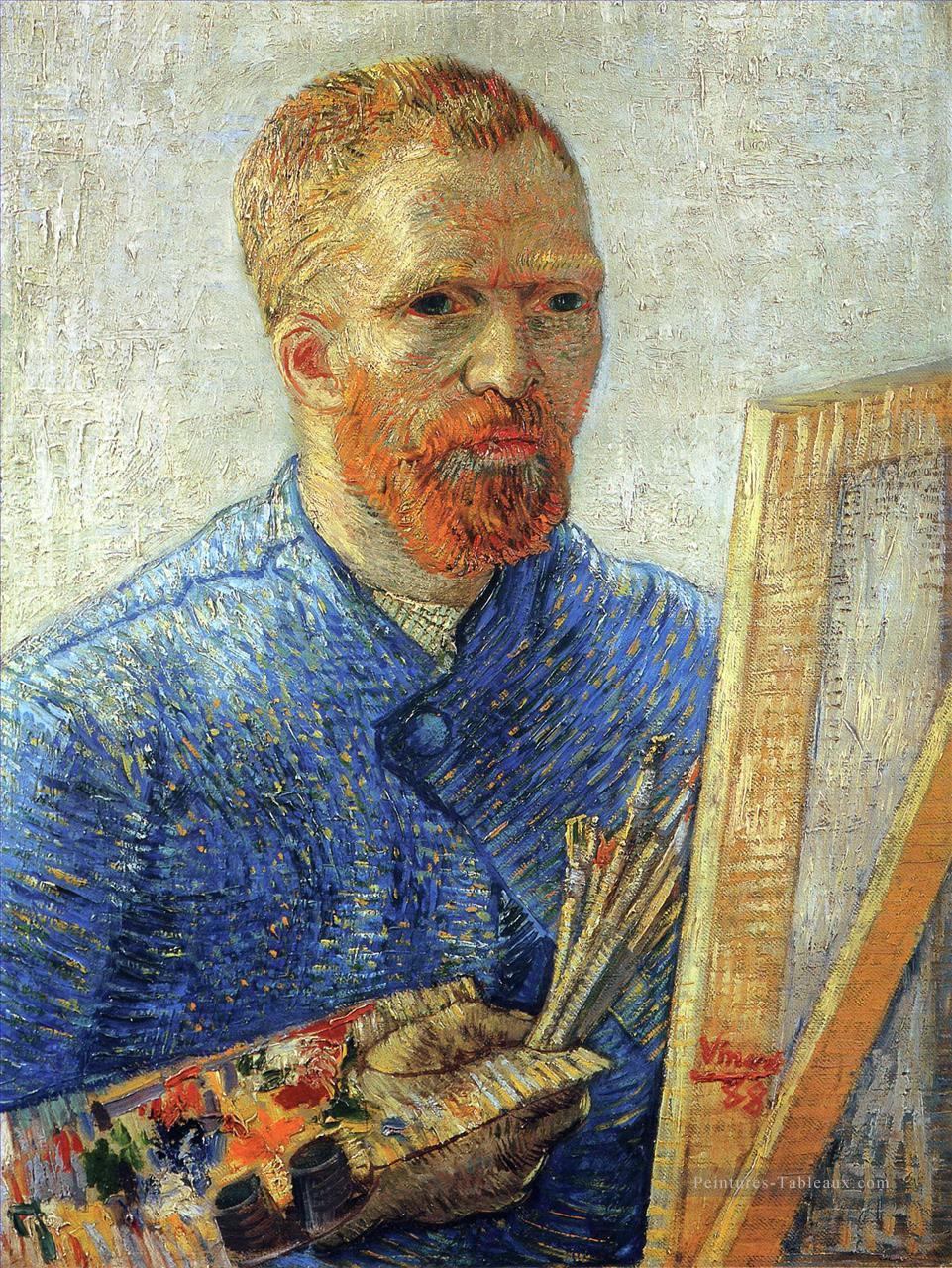 Autoportrait en tant qu’artiste Vincent van Gogh Peintures à l'huile